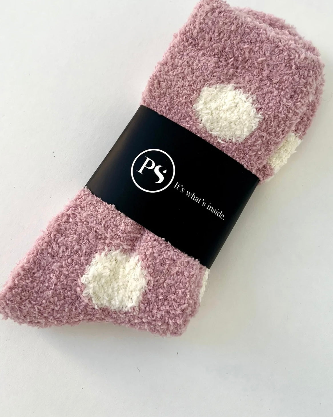 Accessories - Valentine (Pink) Hug Fuzzy Socks