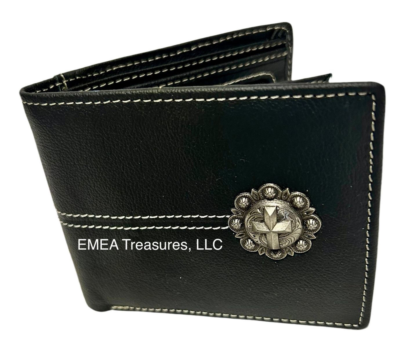 W: Spiritual Collection Genuine Leather Men’s Wallet