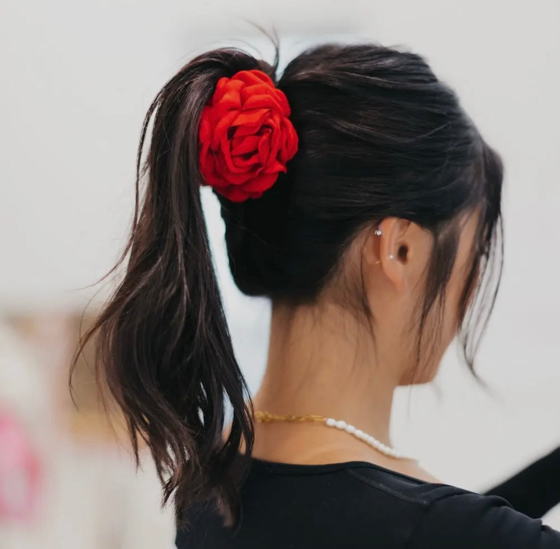 Hair Accessories: Blooming Rose Hair Claw Clip