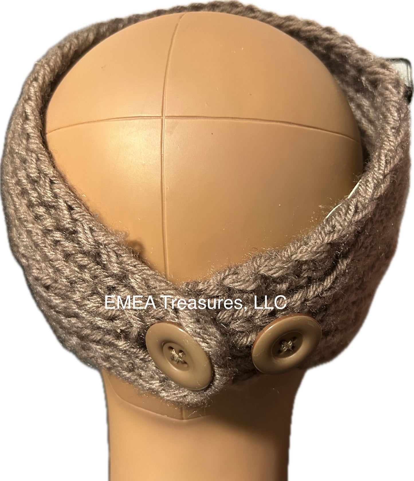 Accessories - Fashion Fall/Winter Cross Headwrap - Khaki