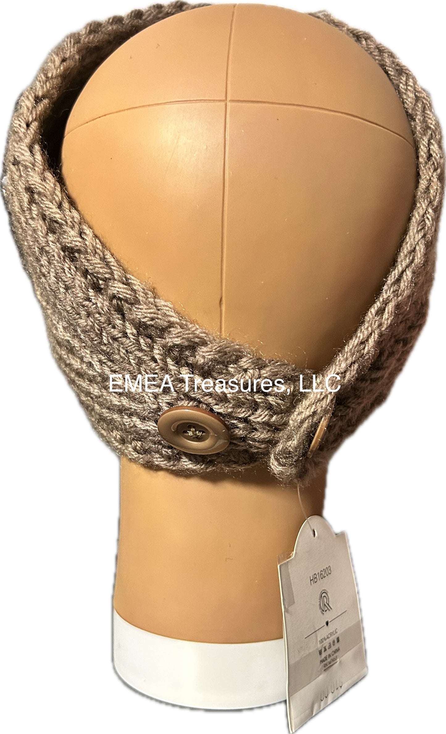 Accessories - Fashion Fall/Winter Flag Headwrap - Khaki