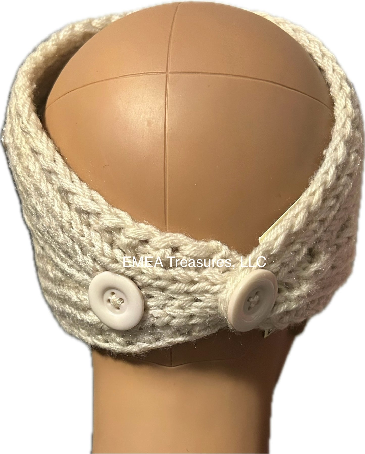 Accessories - Fashion Fall/Winter Flag Headwrap - Beige
