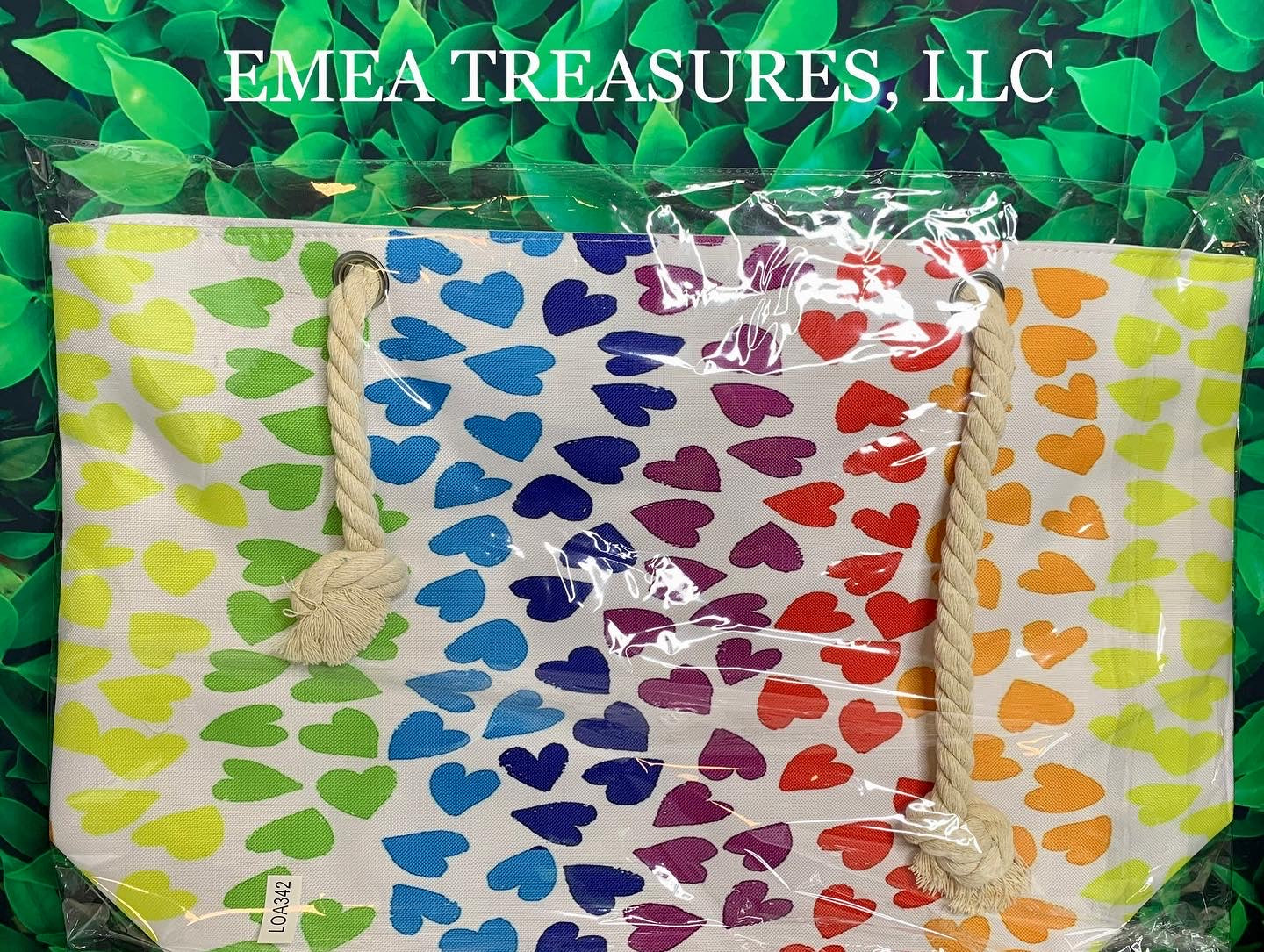 TB - Beach Bag - Hearts