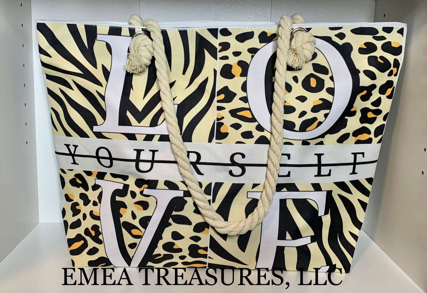 TB - Beach Bag - Leopard Print