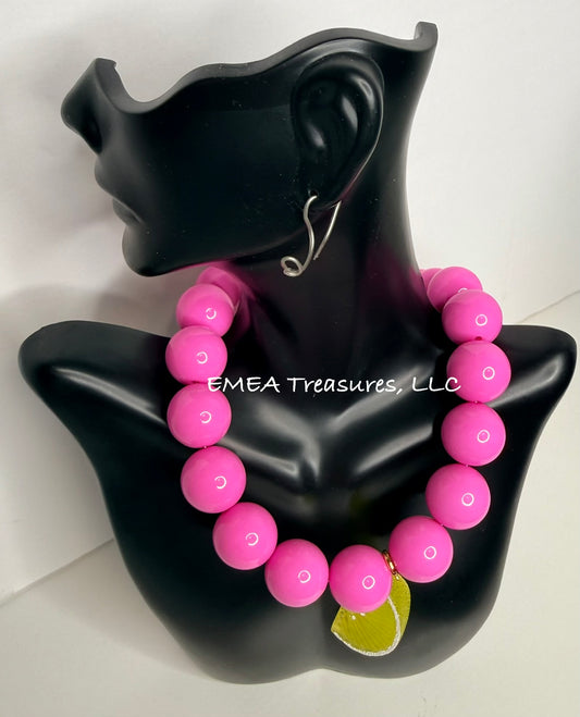 J: Color Bauble Sweet Fruit Lovely Necklace