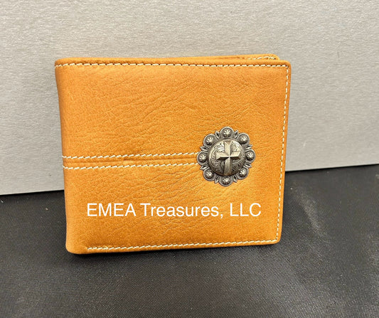 W: Spiritual Collection Genuine Leather Men’s Wallet