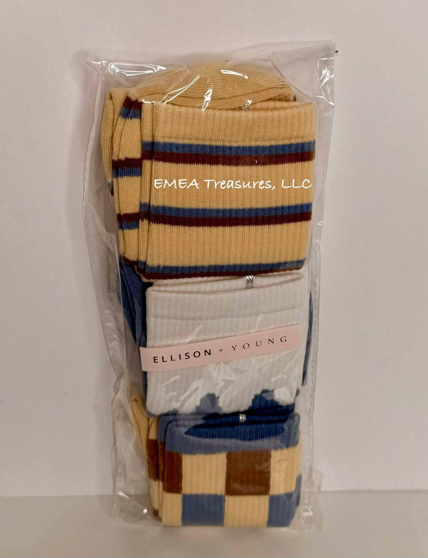 Accessories - Trendy Pattern Trio Socks Set