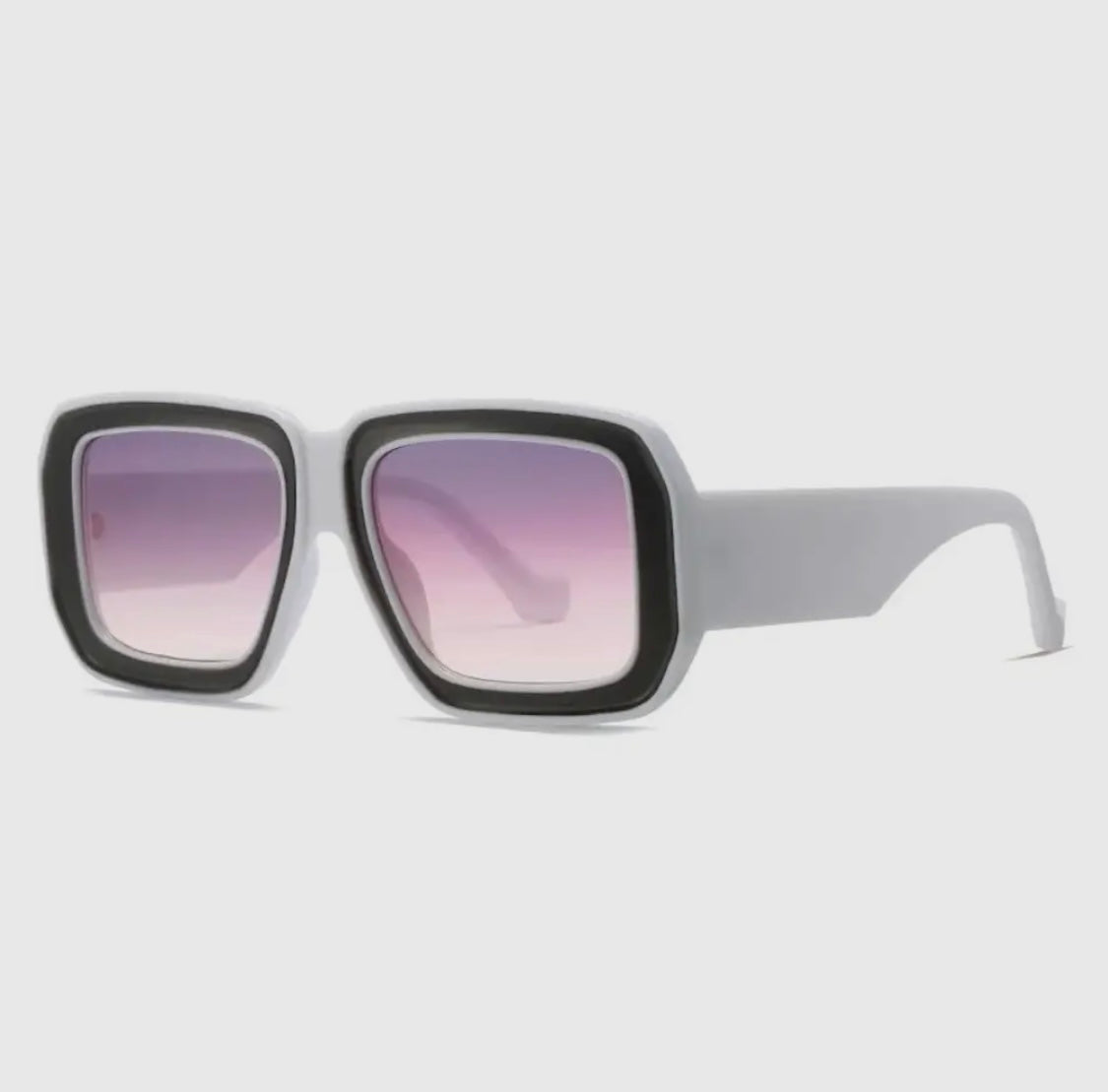 G: Nicolette Retro Oversized Square Sunglasses