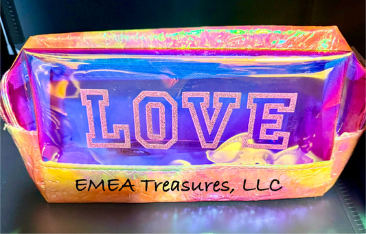 Accessories - Fashion Cosmetic Bag - Pink (Love)
