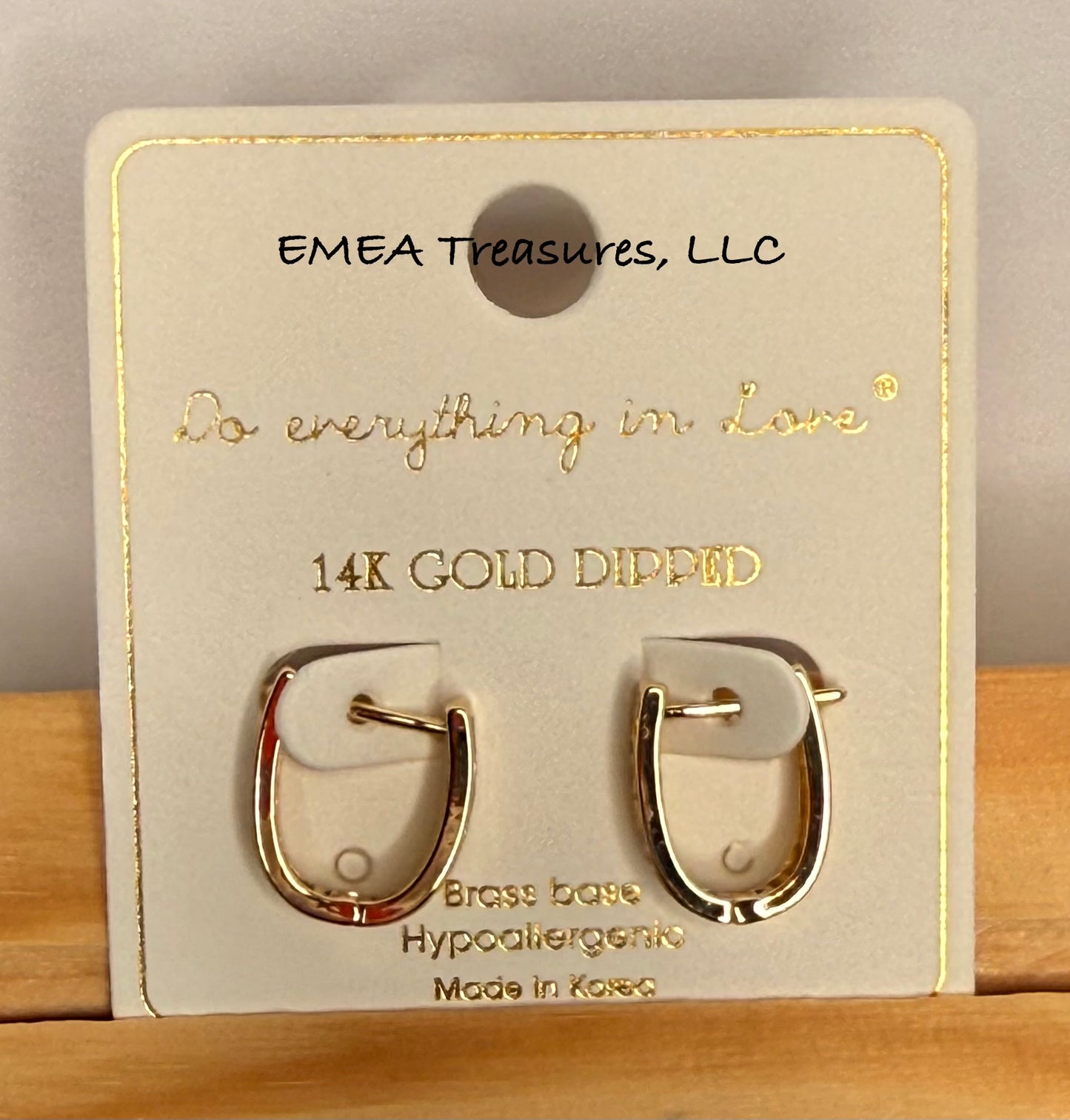 J: Fashion Geometric Pincatch Earrings
