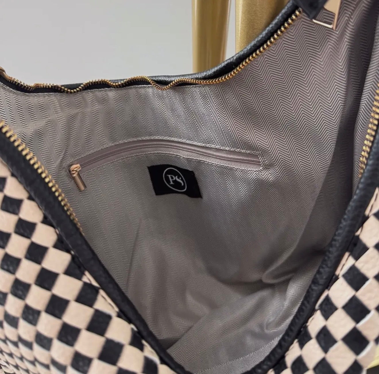 HB: Sienna Slouchy Woven Shoulder Bag