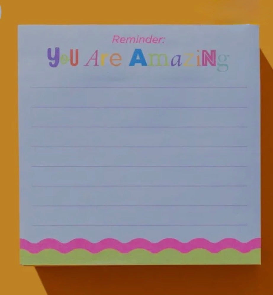ST: You Are Amazing Sticky Notes Pad