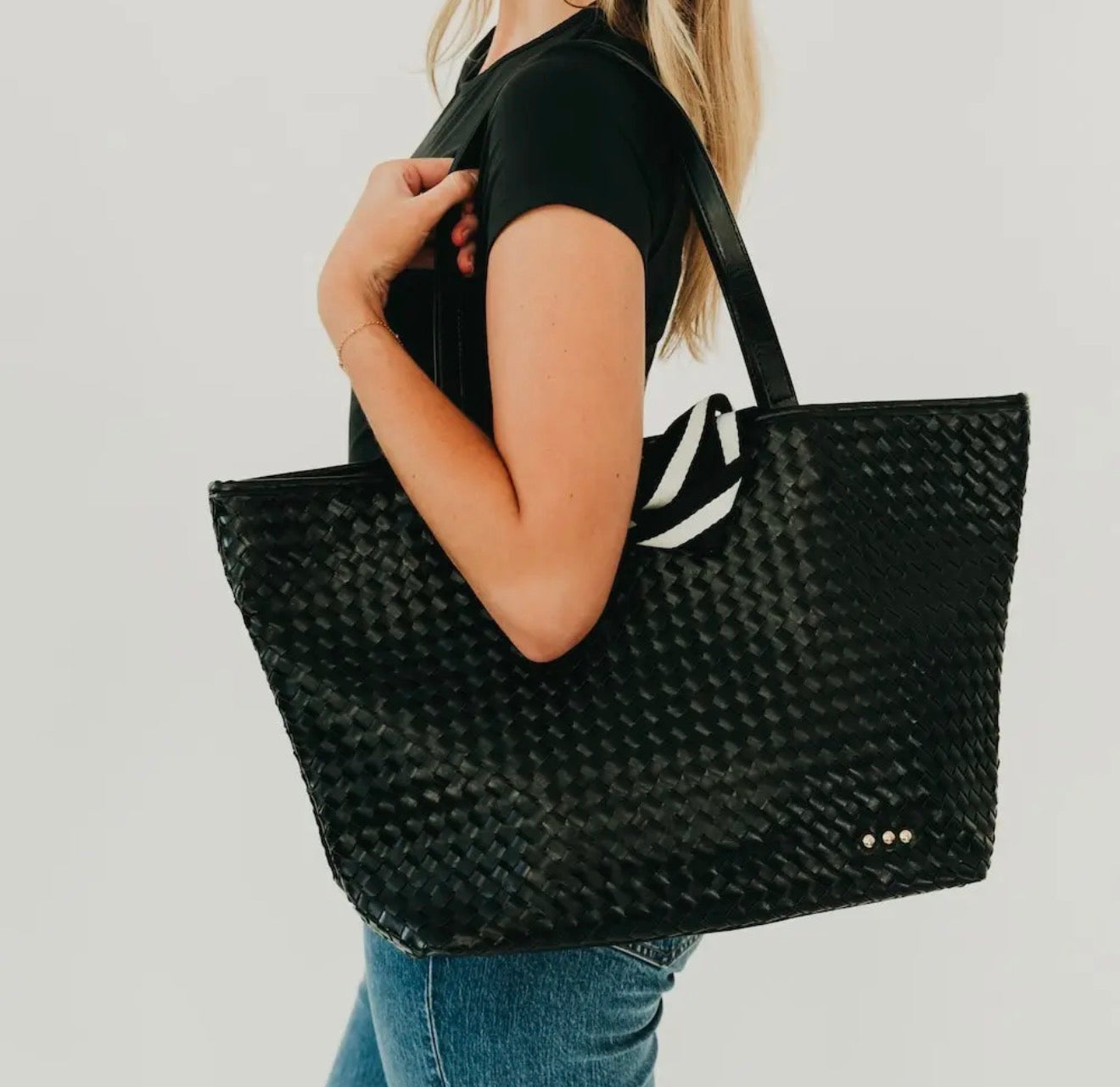 HB: Woven Tiffany Organizer Tote Bag