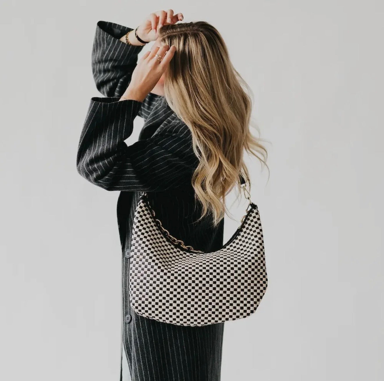 HB: Sienna Slouchy Woven Shoulder Bag