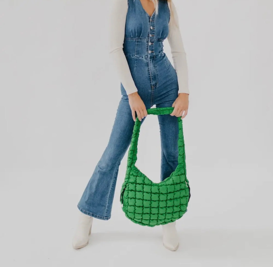 HB: Carmen Quilted Hobo Tote Bag