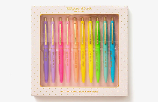 ST: Set of 10 Motivational Pen Set