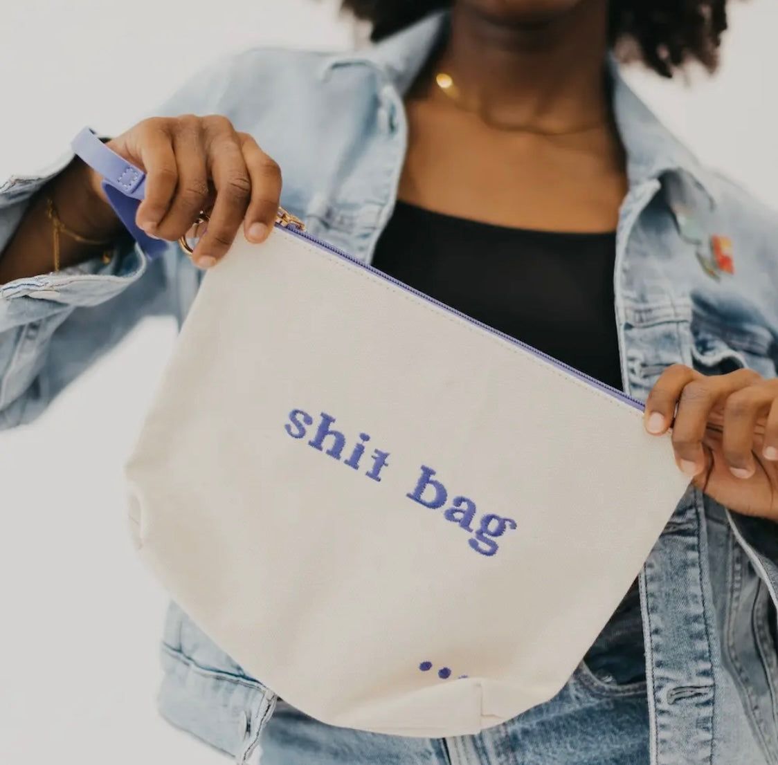 P: Canvas Catch All Pouch