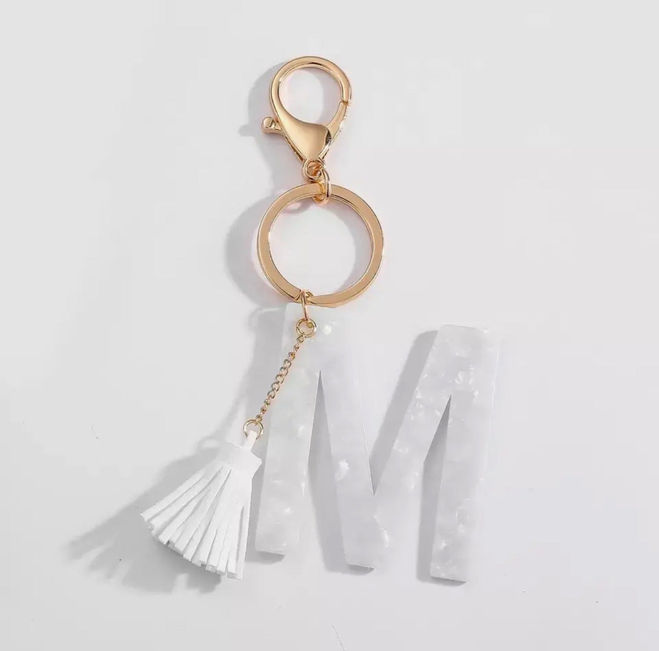 KC: Tasseled Initial Key Chain