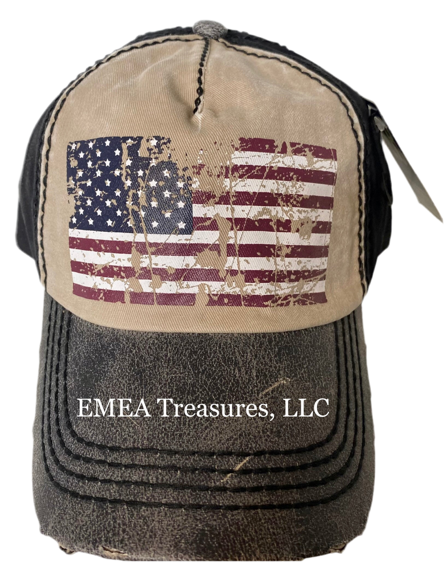Cap - American Flag Print2