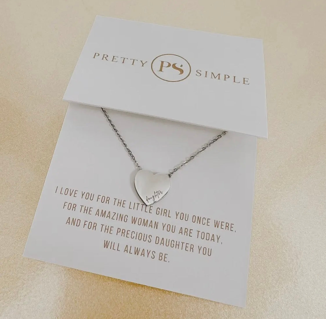 J: Sweet Heart Gift Necklace