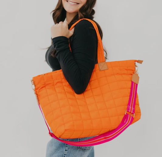 T: Day Dreamer Quilted Tote Bag
