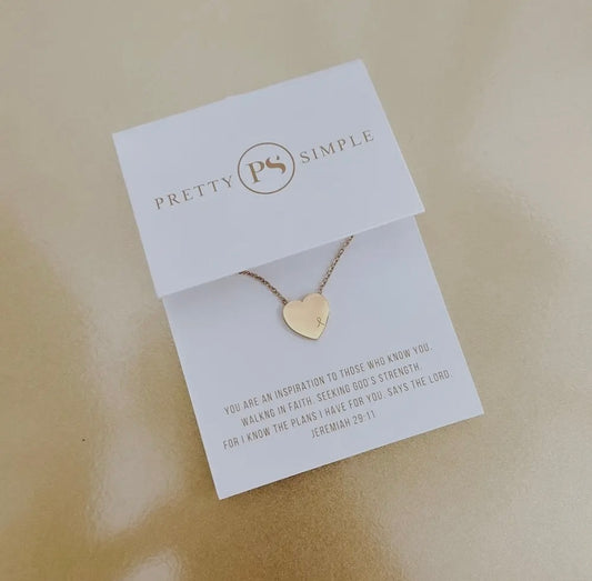 J: Sweet Heart Gift Necklace