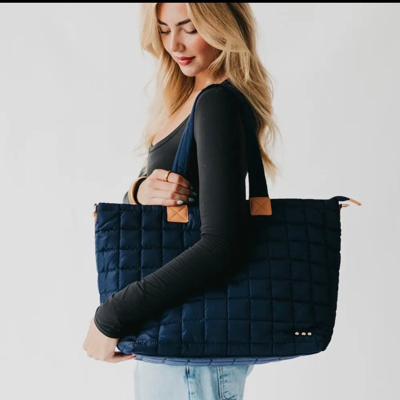 T: Day Dreamer Quilted Tote Bag