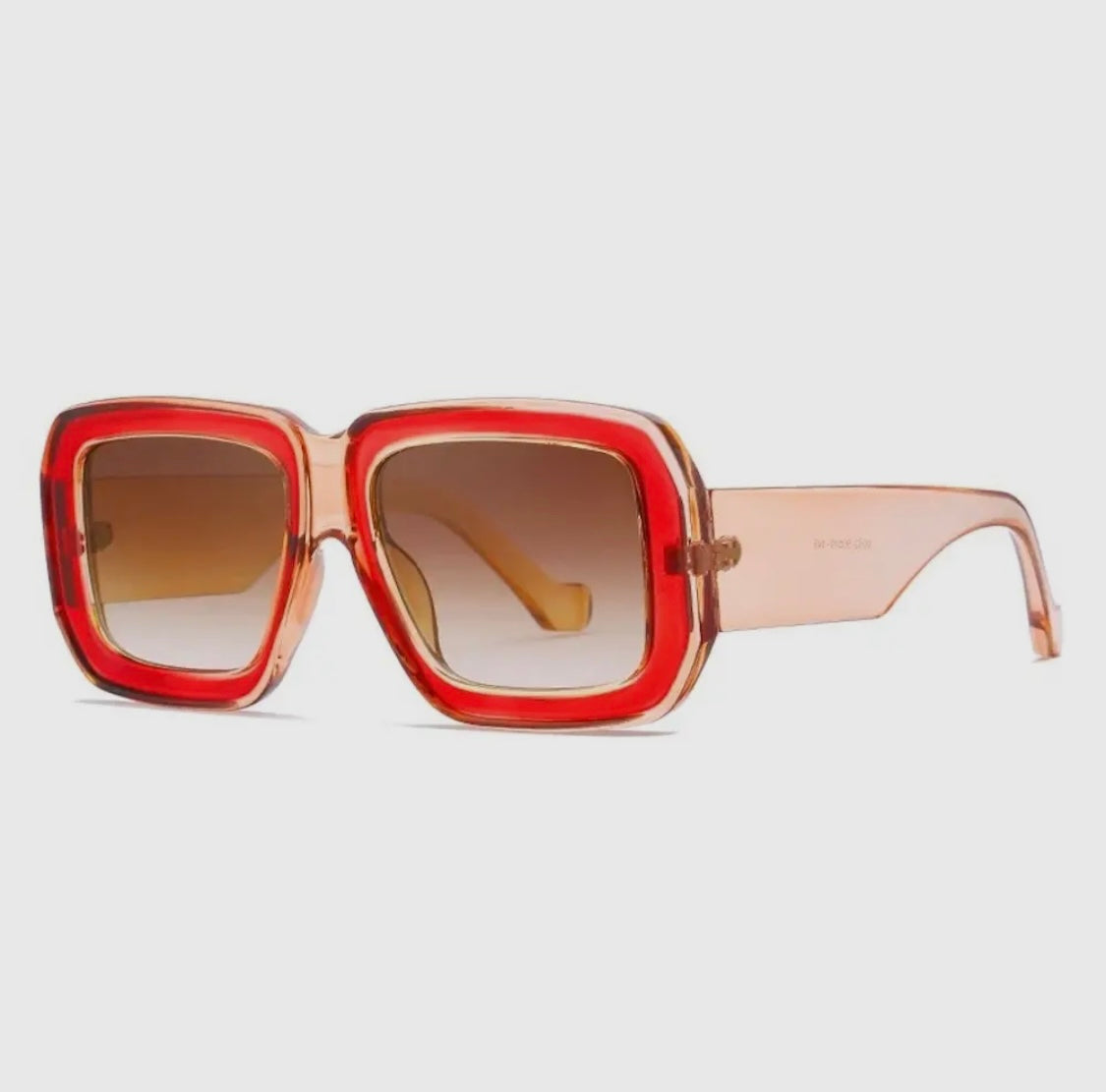 G: Nicolette Retro Oversized Square Sunglasses