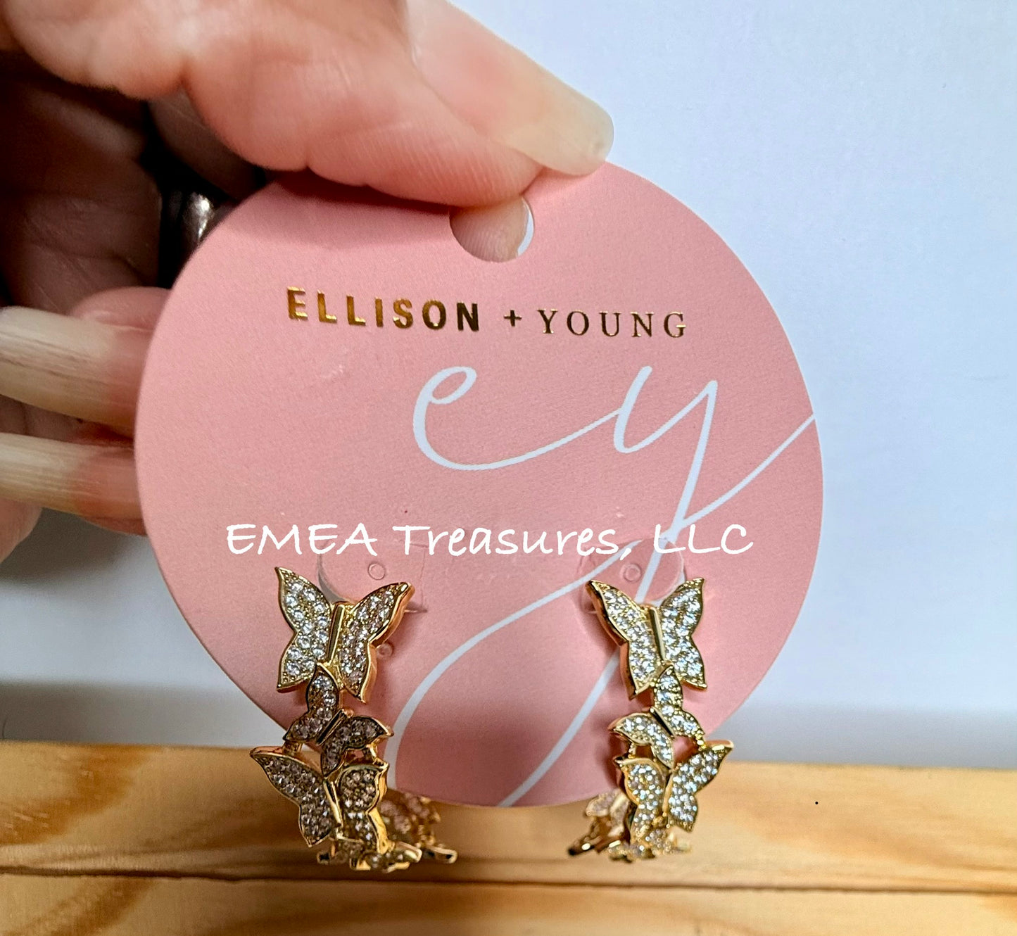 J: Fly in the Shine Earrings