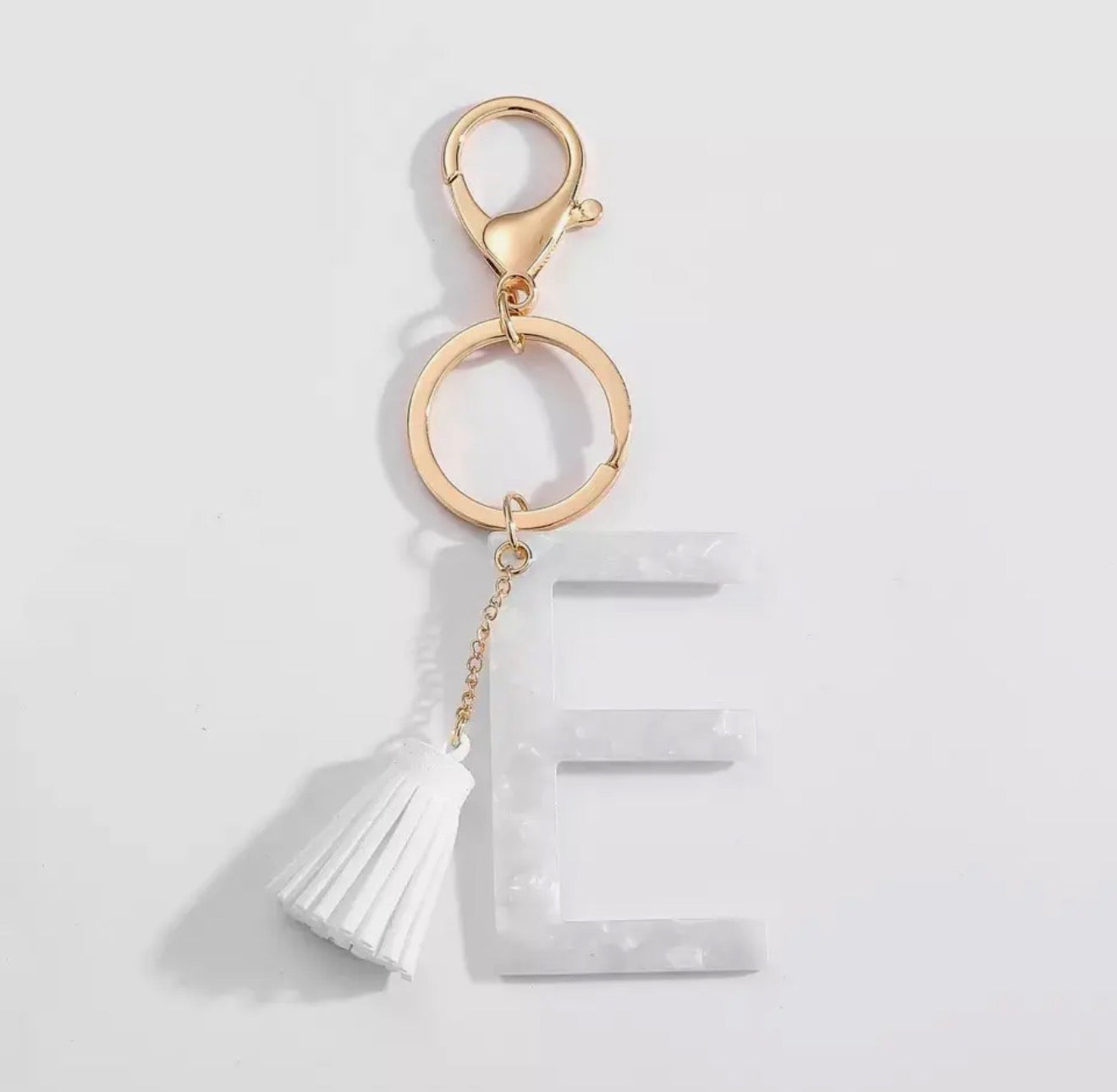 KC: Tasseled Initial Key Chain