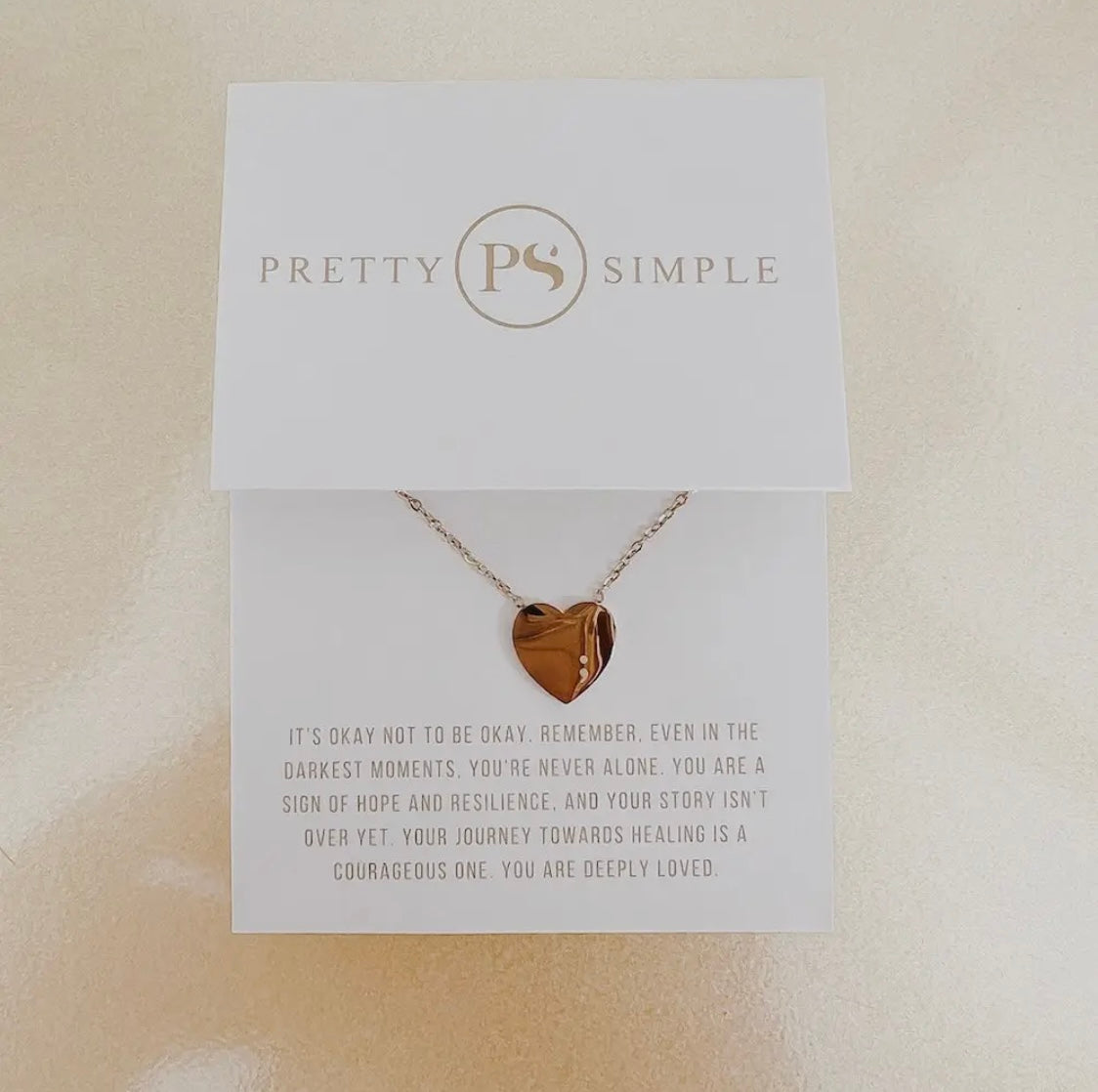 J: Sweet Heart Gift Necklace