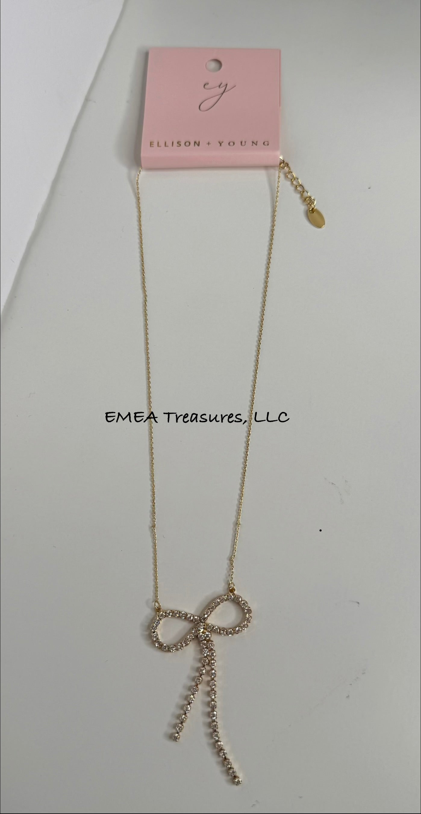 J: Shine Bow Necklace