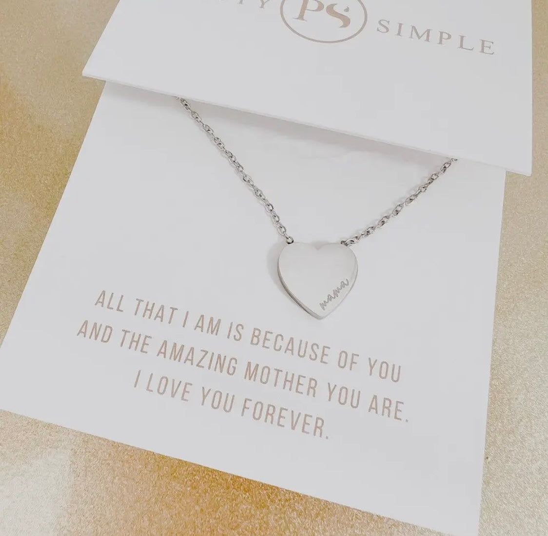J: Sweet Heart Gift Necklace