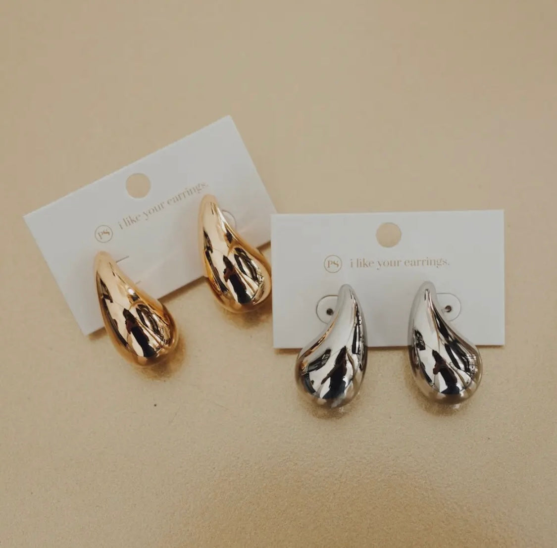 J: Not-So-Secret Admirer Teardrop Earrings