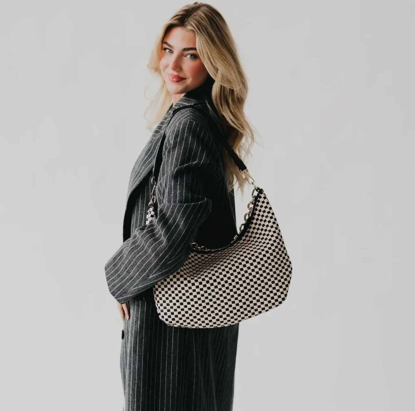 HB: Sienna Slouchy Woven Shoulder Bag