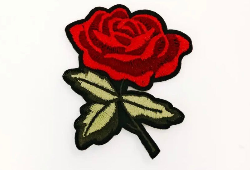 Accessories - Rose Iron On Patch