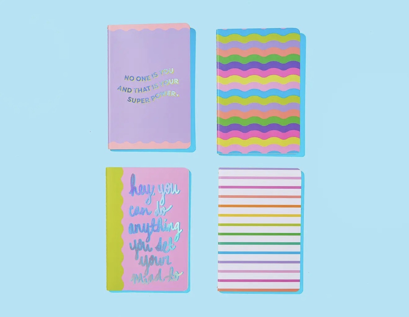 ST: Neon Mini Notebook 4 Piece Set