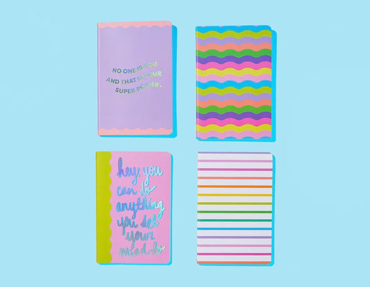 ST: Neon Mini Notebook 4 Piece Set