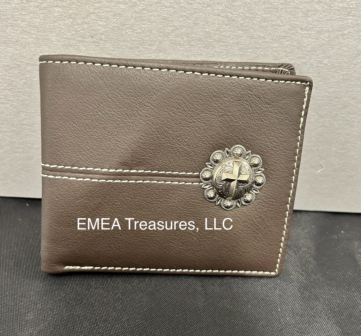 W: Spiritual Collection Genuine Leather Men’s Wallet