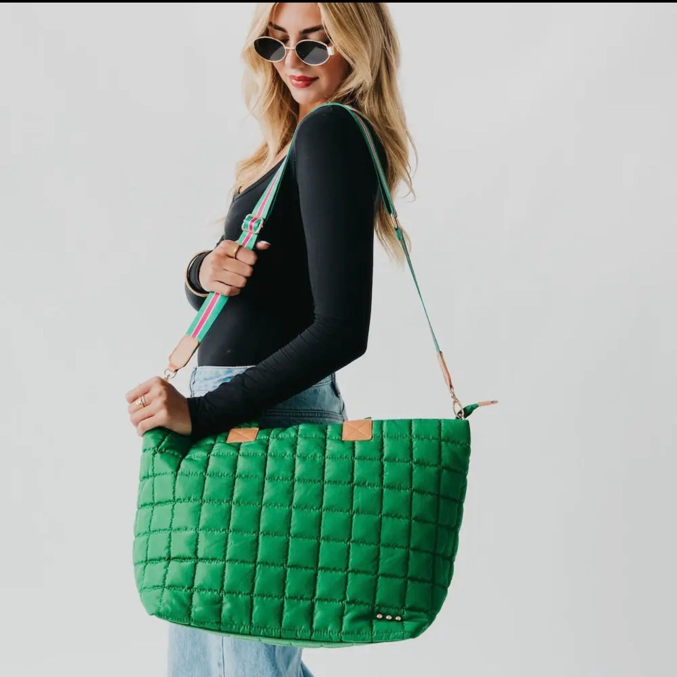 T: Day Dreamer Quilted Tote Bag