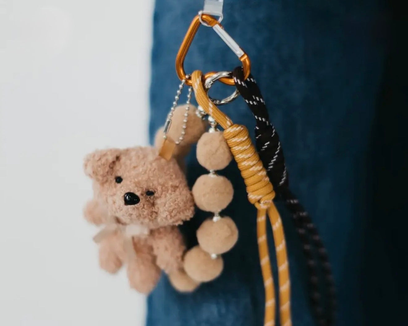 BC: Teddy Bear Rope Charm Key Chain
