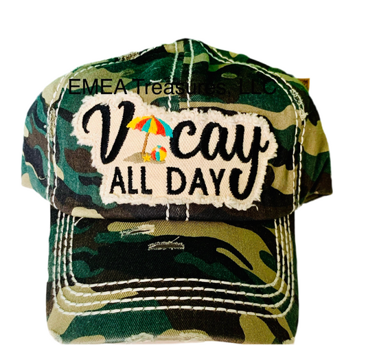 Cap - Camouflage Cap - V’ cay All Day