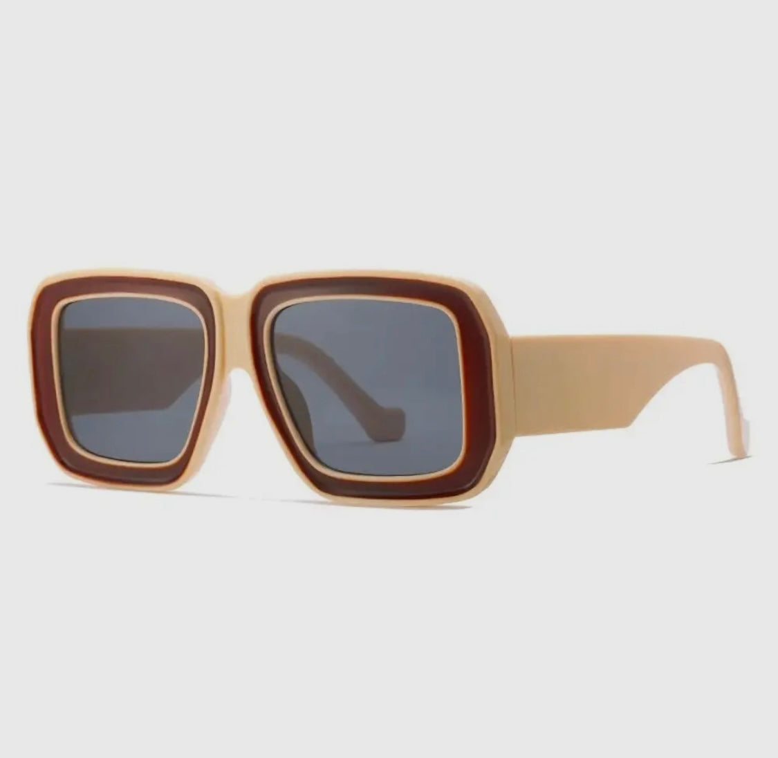 G: Nicolette Retro Oversized Square Sunglasses