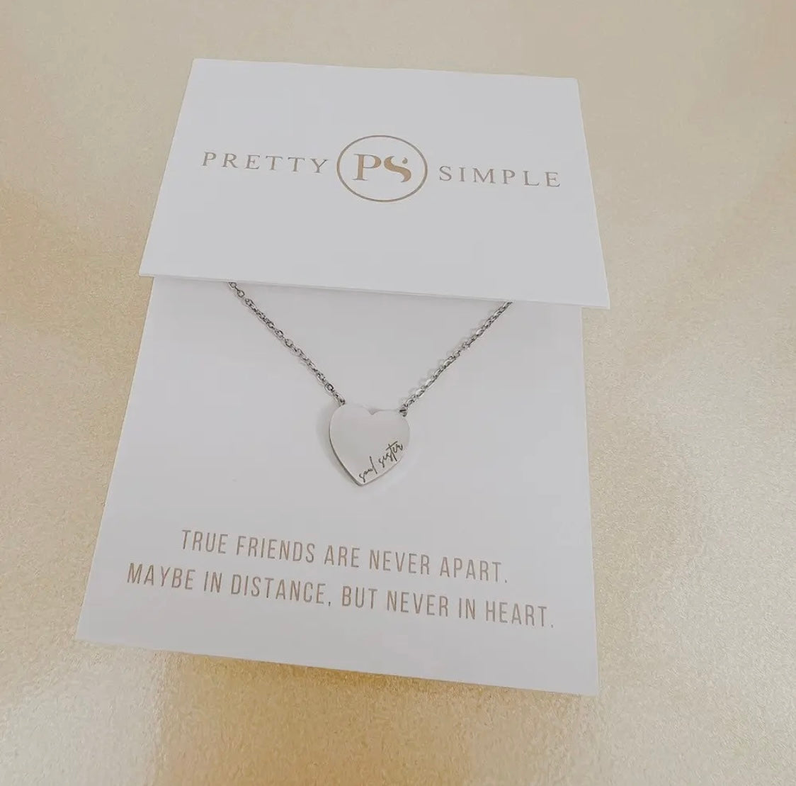 J: Sweet Heart Gift Necklace