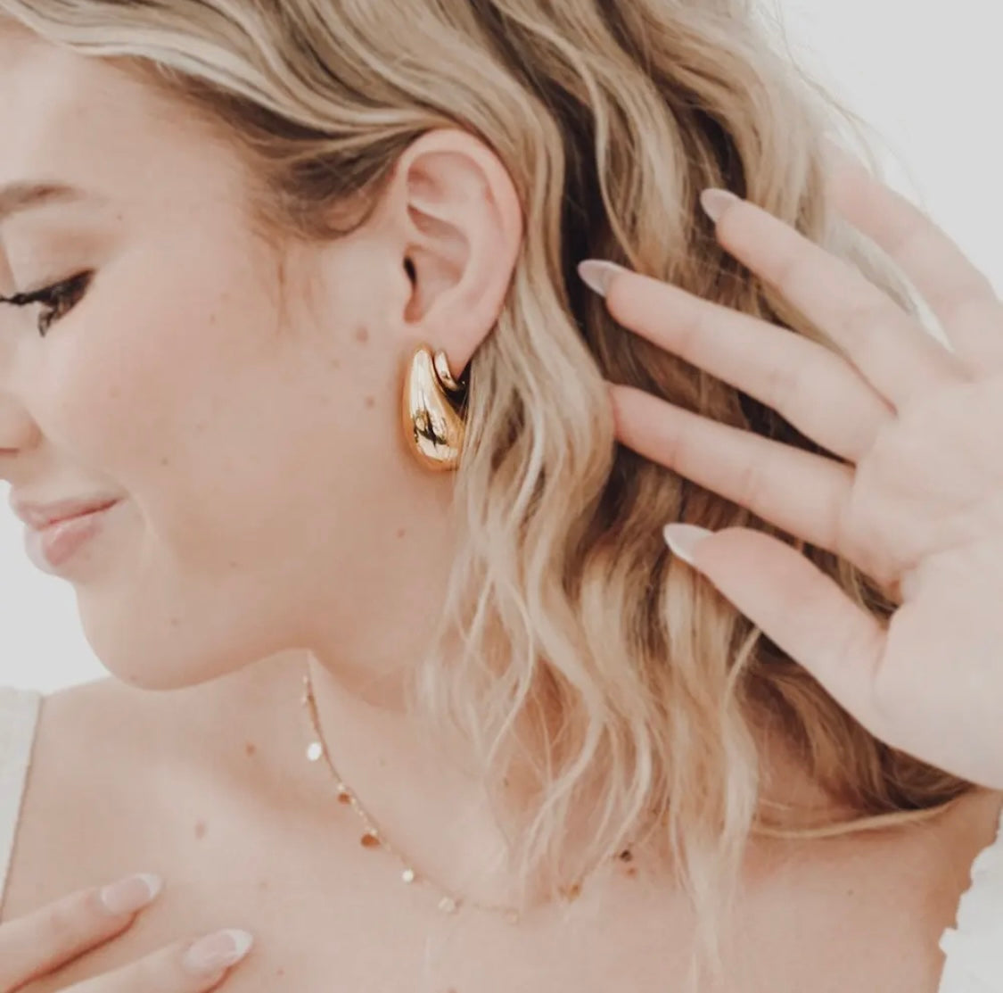 J: Not-So-Secret Admirer Teardrop Earrings
