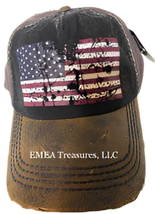 Cap - American Flag Print2