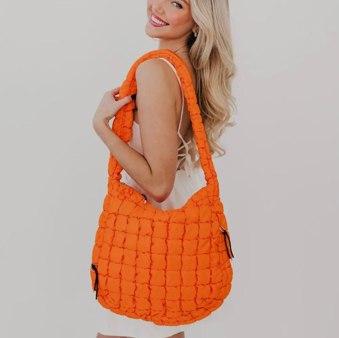 HB: Carmen Quilted Hobo Tote Bag