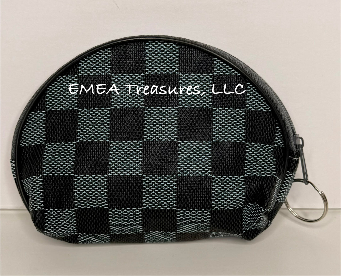 W: Fashion Checkered Pattern Small Coin Purse