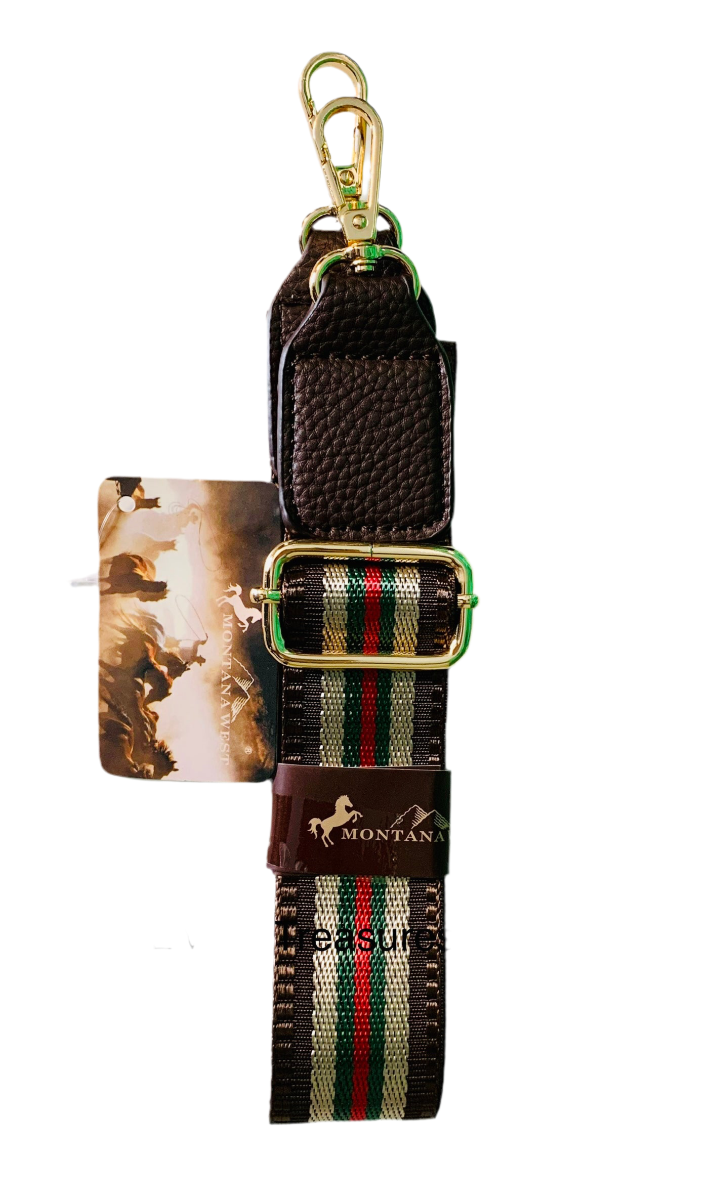 Accessories - Guitar Style Crossbody Strap Stripe Print Collection