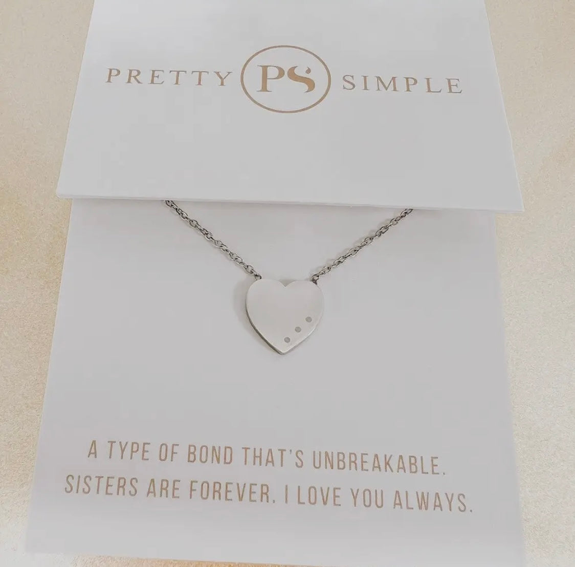 J: Sweet Heart Gift Necklace
